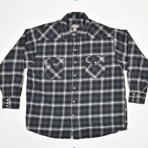 Moose Creek Men's Button Down Shirt Plaid Cotton Multicolor Size 2XL Flannel